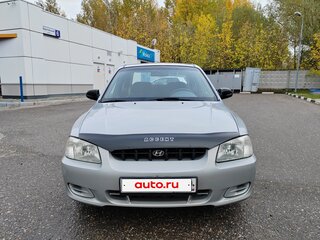 2002 Hyundai Accent II, серебристый, 270000 рублей, вид 1