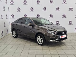 2016 Lada (ВАЗ) Vesta I, коричневый, 598000 рублей, вид 3