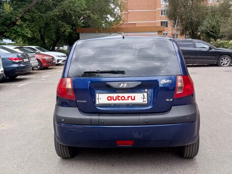 2008 Hyundai Getz I Рестайлинг, синий, 370000 рублей, вид 2