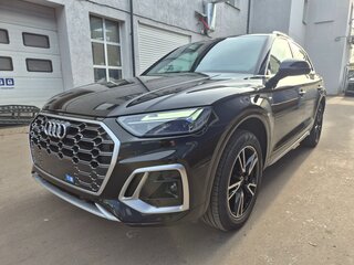 2024 Audi Q5 L 40 TFSI II (FY) Рестайлинг, чёрный, 4850000 рублей, вид 3