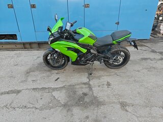 2014 Kawasaki ER-6F (Ninja 650R), зелёный, 410000 рублей, вид 5