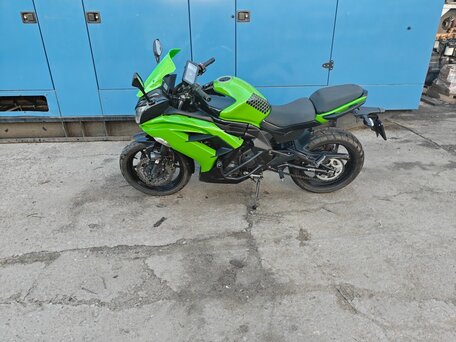 2014 Kawasaki ER-6F (Ninja 650R), зелёный, 410000 рублей, вид 5
