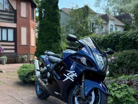 2011 Suzuki GSX 1300 R Hayabusa, синий, 800000 рублей, вид 1
