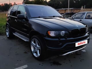 2002 BMW X5 4.6is I (E53), чёрный, 1150000 рублей, вид 5