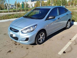 2013 Hyundai Solaris I, голубой, 680000 рублей, вид 1