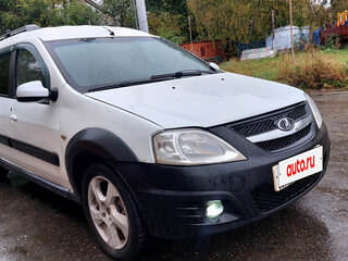 2016 Lada (ВАЗ) Largus Cross I, белый, 420000 рублей, вид 3