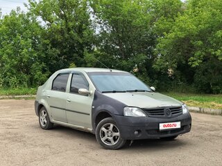2008 Renault Logan I, зелёный, 250000 рублей, вид 3