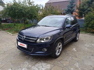 2016 Volkswagen Tiguan I Рестайлинг, синий, 1890000 рублей, вид 1