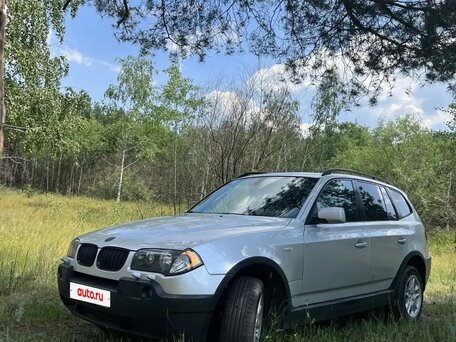 2004 BMW X3 25i I (E83), серебристый, 660000 рублей, вид 2