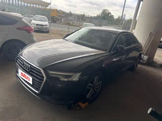 2021 Audi A6 45 TFSI V (C8), чёрный, 3685000 рублей, вид 5