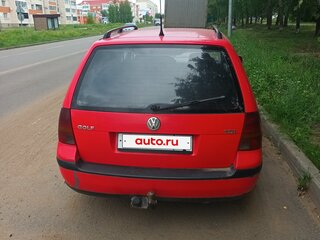 1999 Volkswagen Golf IV, красный, 299000 рублей, вид 3