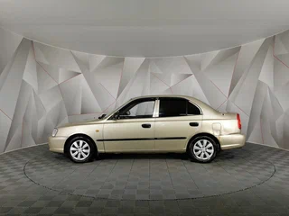 2005 Hyundai Accent ТагАЗ II, бежевый, 255000 рублей, вид 5