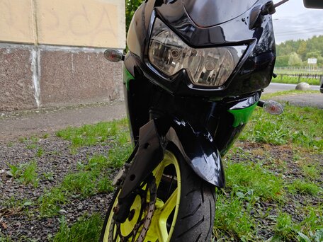 2008 Kawasaki Ninja 250R, зелёный, 220000 рублей, вид 5