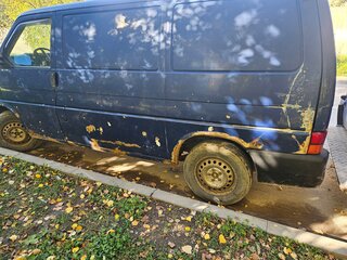 2002 Volkswagen Transporter T4, синий, 360000 рублей, вид 4