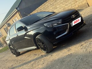 2018 Lada (ВАЗ) Vesta I, чёрный, 710000 рублей, вид 2