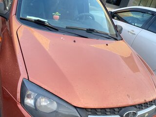 2013 Lada (ВАЗ) Kalina II, оранжевый, 285000 рублей, вид 4
