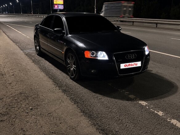 2004 Audi A8 Long II (D3), чёрный - вид 3