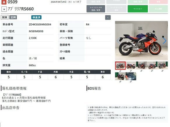 2022 Aprilia RS 660, синий, 1169000 рублей - вид 10