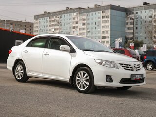 2012 Toyota Corolla X (E140, E150) Рестайлинг, белый, 1199000 рублей, вид 4