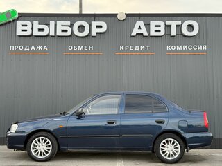 2008 Hyundai Accent ТагАЗ II, синий, 552000 рублей, вид 4