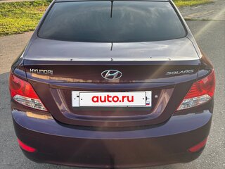 2013 Hyundai Solaris I, фиолетовый, 623000 рублей, вид 4