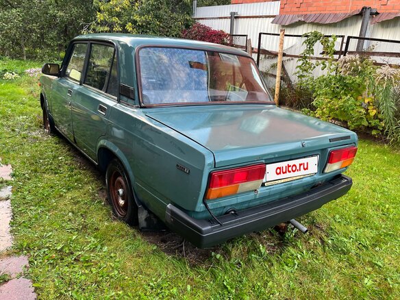 2004 Lada (ВАЗ) 2107, зелёный, 60000 рублей - вид 4