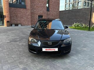2007 Mazda 3 I (BK) Рестайлинг, чёрный, 300000 рублей, вид 2