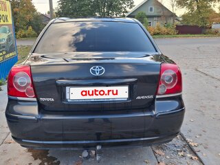2008 Toyota Avensis II Рестайлинг, чёрный, 885000 рублей, вид 5