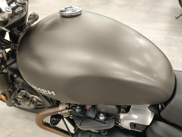 2023 Triumph Speed Twin, зелёный - вид 16