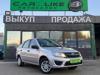 2015 Lada (ВАЗ) Granta I, серебристый, 499000 рублей, вид 1