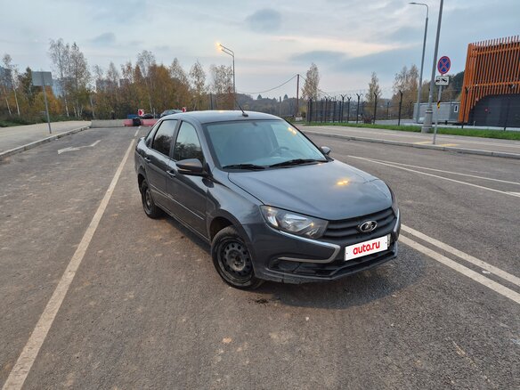 2020 Lada (ВАЗ) Granta I Рестайлинг, серый, 650000 рублей - вид 2