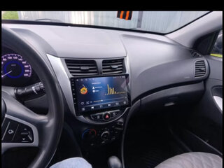 2013 Hyundai Solaris I, чёрный, 600000 рублей, вид 4