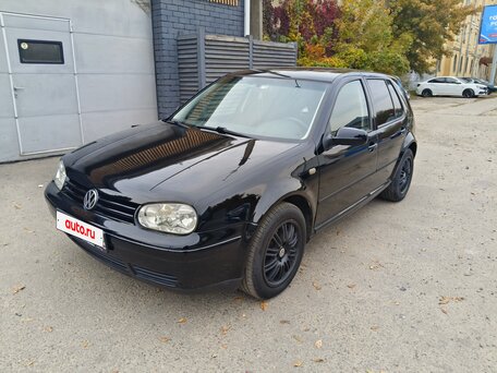 1998 Volkswagen Golf IV, чёрный, 410000 рублей, вид 2