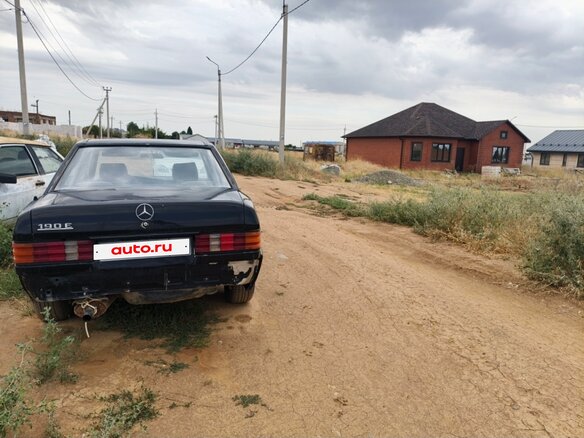 1986 Mercedes-Benz 190 (W201), чёрный, 145000 рублей - вид 3