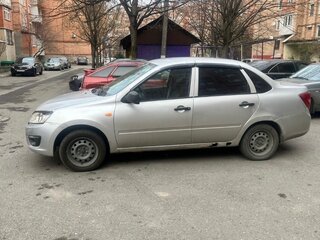 2012 Lada (ВАЗ) Granta I, серебристый, 270000 рублей, вид 4