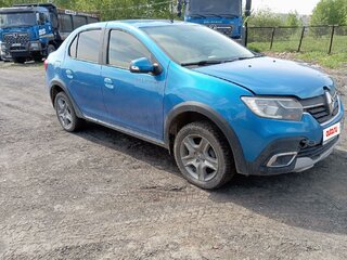2021 Renault Logan Stepway II Рестайлинг, синий, 1145000 рублей, вид 2