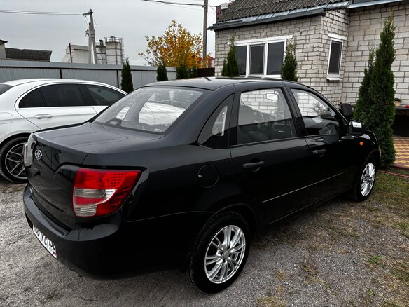 2012 Lada (ВАЗ) Granta I, синий, 360000 рублей - вид 4