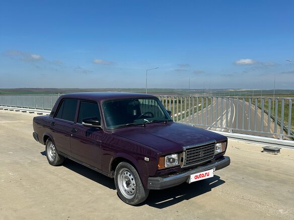 2005 Lada (ВАЗ) 2107, фиолетовый, 140000 рублей - вид 2
