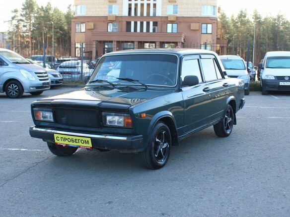 2006 Lada (ВАЗ) 2107, зелёный, 99000 рублей