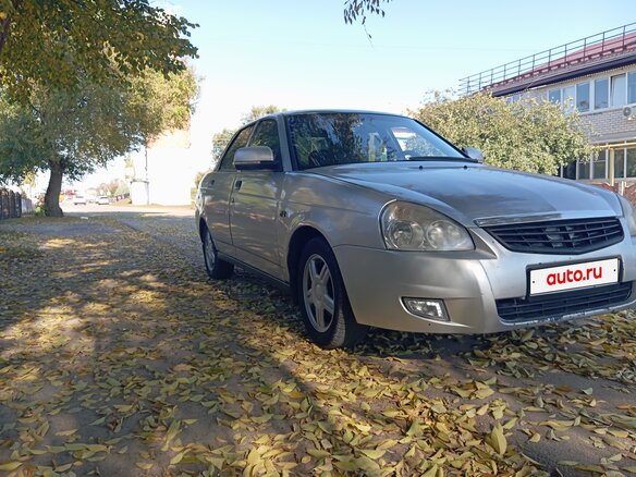 2008 Lada (ВАЗ) Priora I, серебристый, 295000 рублей