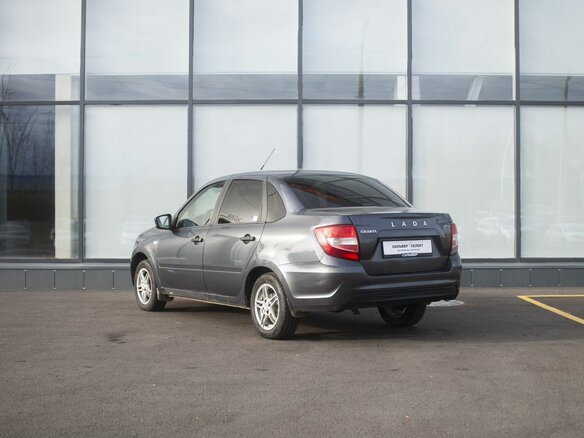 2019 Lada (ВАЗ) Granta I Рестайлинг, серый, 530000 рублей - вид 5