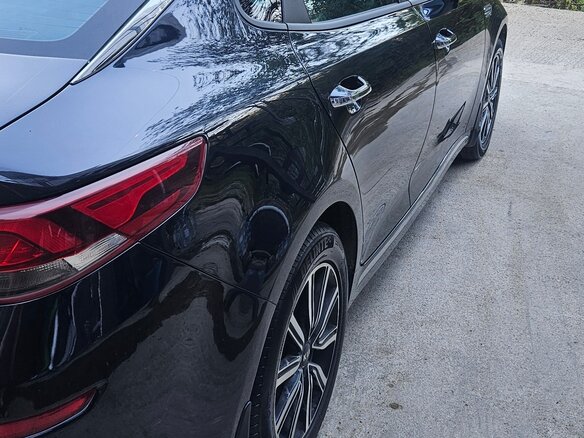 2019 Kia Optima IV Рестайлинг, синий, 1900000 рублей - вид 4
