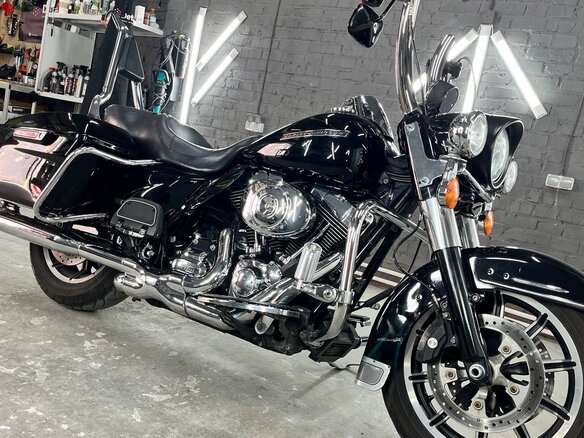 2014 Harley-Davidson Road King, чёрный, 1350000 рублей - вид 6