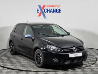 2011 Volkswagen Golf VI, чёрный, 409000 рублей, вид 4