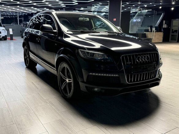 2014 Audi Q7 I (4L) Рестайлинг, чёрный, 2140000 рублей - вид 3