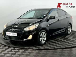 2012 Hyundai Solaris I, чёрный, 700000 рублей, вид 2