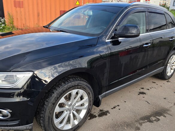 2015 Audi Q5 I (8R) Рестайлинг, чёрный - вид 6