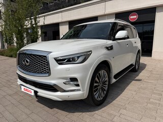 2019 Infiniti QX80 I Рестайлинг 2, белый, 4900000 рублей, вид 2
