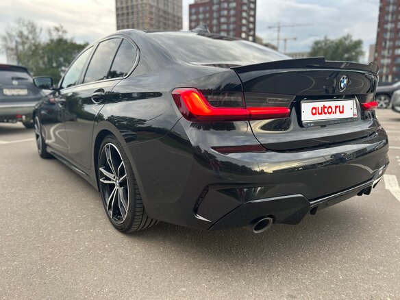 2020 BMW 3 серии 320i xDrive VII (G2x), чёрный, 3540000 рублей - вид 4
