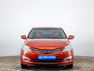 2016 Hyundai Solaris I Рестайлинг, красный, 1119000 рублей, вид 2